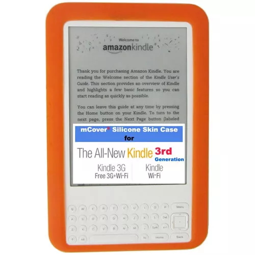 SKIN Silicona para Kindle3 Naranjo