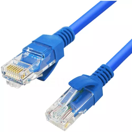 Cable de Red Cat 5e 1m Azul Patch Cord 0210021