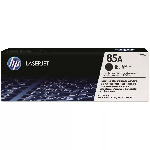 Cartucho de tóner HP 85A LaserJet, negro - CE285A