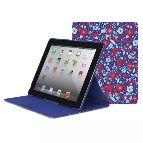 SmartCase iPad Retina Azul diseño floreado PN:SPK-A1191