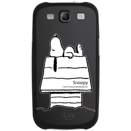 Outlet - Case SNOOPY pocket para Galaxy S3, color Negro, pniSS254SBLK