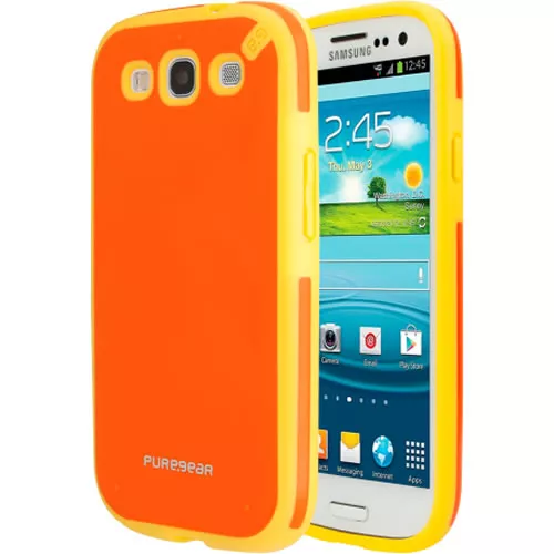 Case Slim Shell Naranja mandarina, para Galaxy S3, pn02-001-01762 