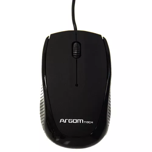 Mouse Optico USB 3D Negro ARG-MS-0014B