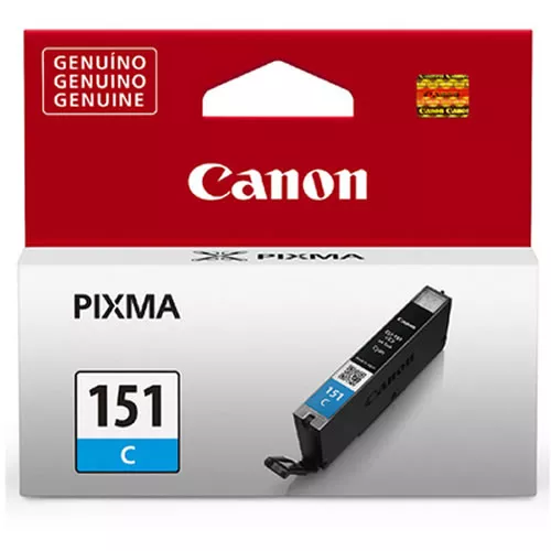 Cartucho de Tinta Canon CLI-151 Cian 7ML RENDIMIENTO 332 PAG - 6529B001