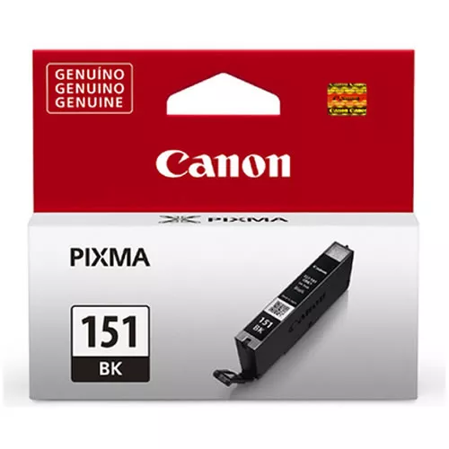 Tinta Canon CLI 151 Black, Tanque de tinta, 7ml aprox.    	6528B001 