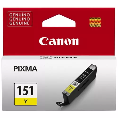 Cartucho de Tinta Canon CLI-151 Amarillo 7ML RENDIMIENTO 344 PAG - 6531B001