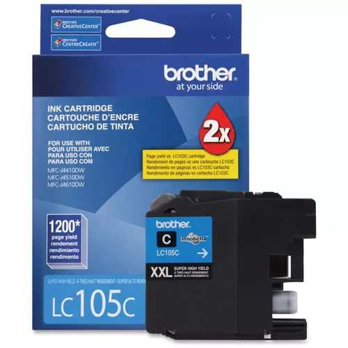 Cartridge-Tinta Brother LC105C Cyan pn.LC105C