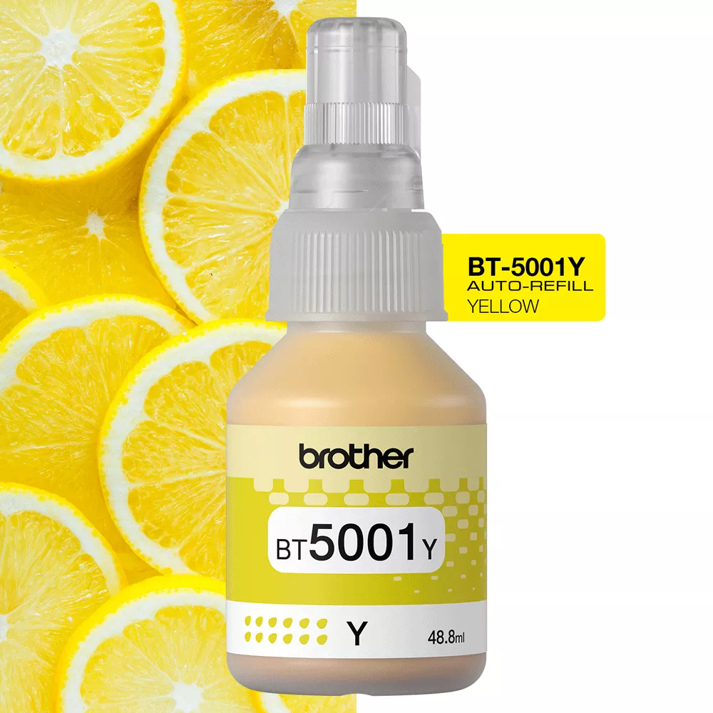 Botella de Tinta Amarillo de Súper alto rendimiento 5.000 páginas   PN:BT5001Y BNBR220923