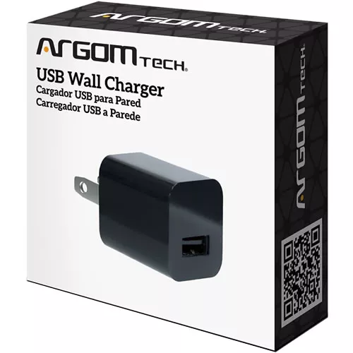 Cargador USB 1Amp.  mural  ARG-AC-0104