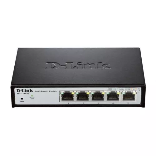 Switch 5 puertos Gigabit Support pn.DGS-1100-05