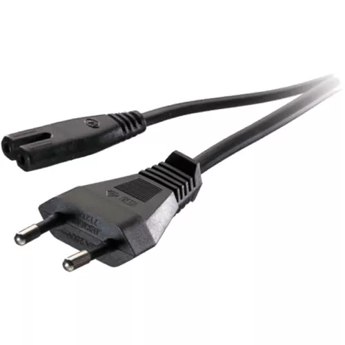 Cable de Poder Tipo 8 2pin 1.5mts Bulk 93083 