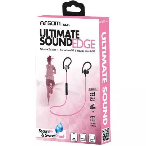 Audifonos  inalámbricos Ultimate Sound Edge rosado pn:  ARG-HS-2050PK