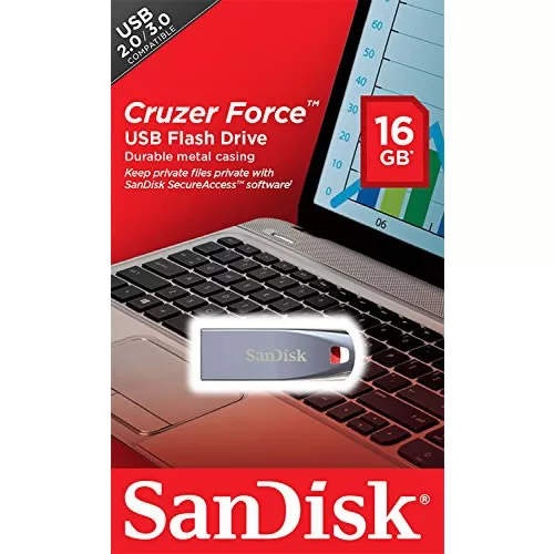 Pendrive 16GB Cruzer Force USB2.0 pn.SDCZ71-016G-B35