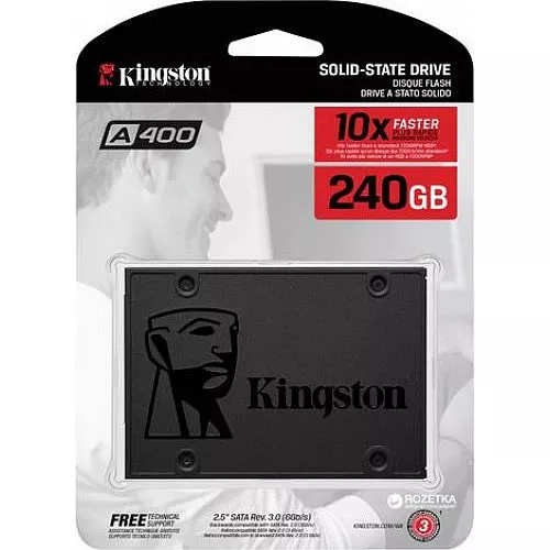 SSD 240GB A400 SATA3 2.5 (7MM HEIGHT)  PN: SA400S37/240G  KB2S23
