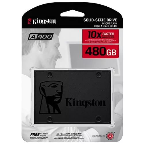 SSD 480GB A400 SATA3 2.5 (7MM HEIGHT) PN: SA400S37/480G  KB2S23