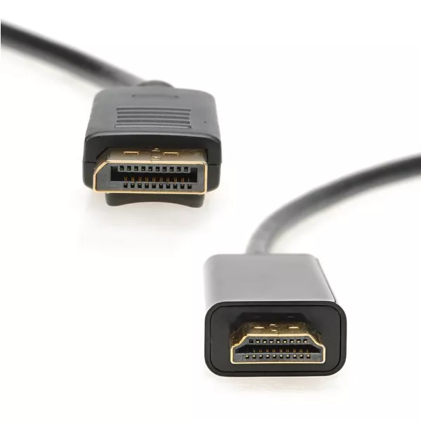 Cable Display Port Macho a HDMI Macho, 1 Mts, Negro - 9254