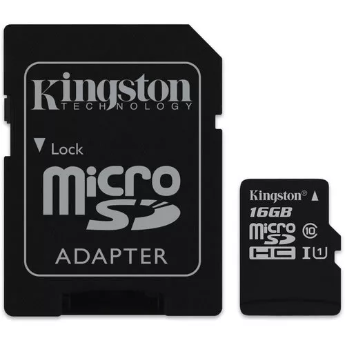 Memoria 16Gb MicroSDHC/SDXC class 10 C/adaptador  pn.SDCS/16GB