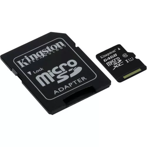 Memoria 64Gb MicroSDHC/SDXC class 10 C/adaptador  pn.SDCS/64GB