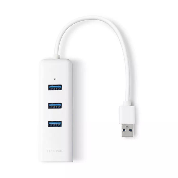 Adaptador USB 3.0 3 puertos usb + 1 puerto Gigabit