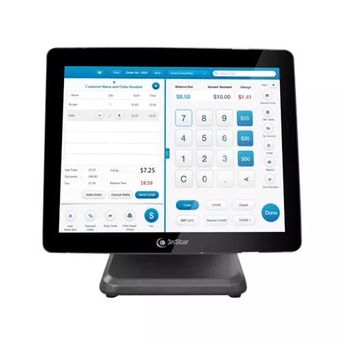 AIO POS System J1900 4GB 120GB SSD Capacitive, Wifi, Windows 10 IOT Enterprise LTSB Entry pn: PTE0105W-4-120W10 COCT22