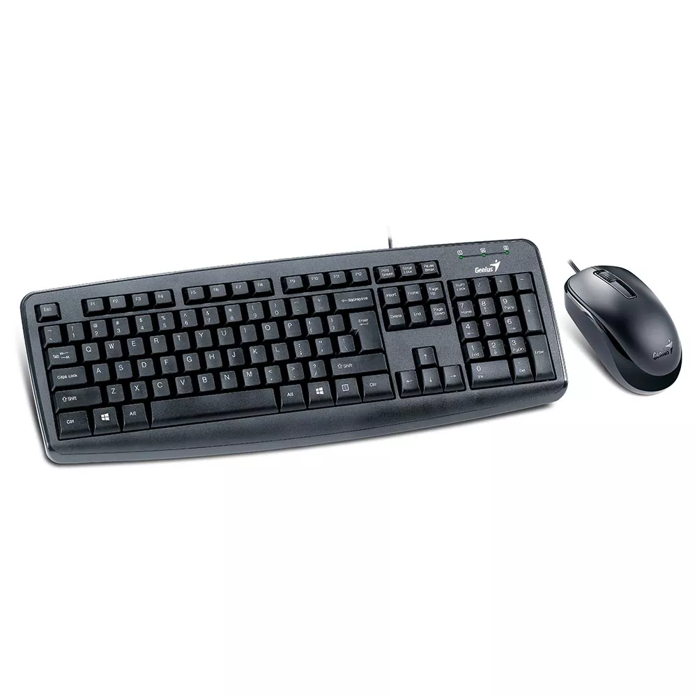 Combo teclado mouse KM-130 USB Negro Alambrico - 31330210101