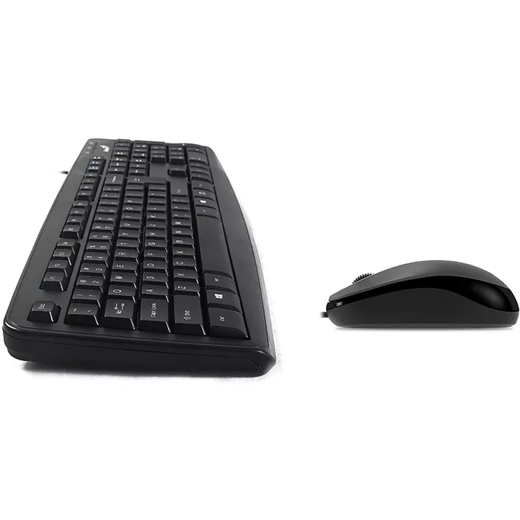 Combo teclado mouse KM-130 USB Negro Alambrico - 31330210101