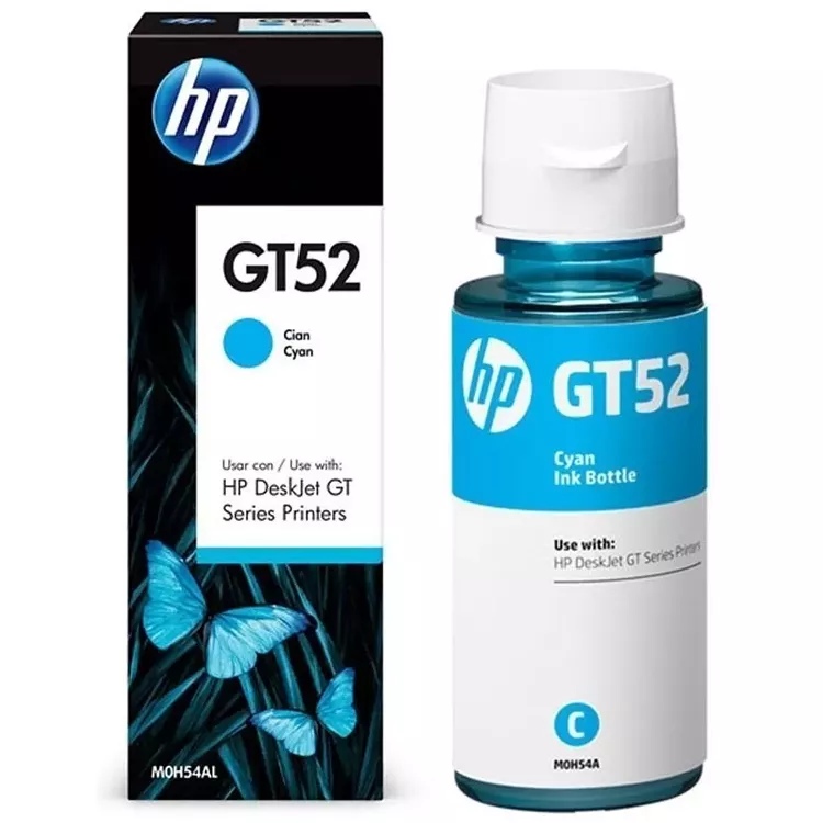 Botella de tinta original cian HP GT52 - M0H54AL