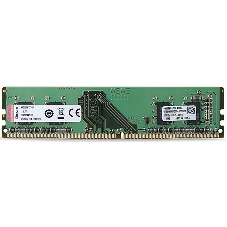 DIMM 4GB 2666MHZ DDR4 DIMM NON-ECC  pn KVR26N19S6/4