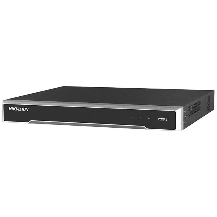 Grabadora de video NVR 16 Canales POE 300m 160Mbps H265+/H265/H264 4K 2 HDD no incluidos pn: DS-7616NI-K2/ 16P