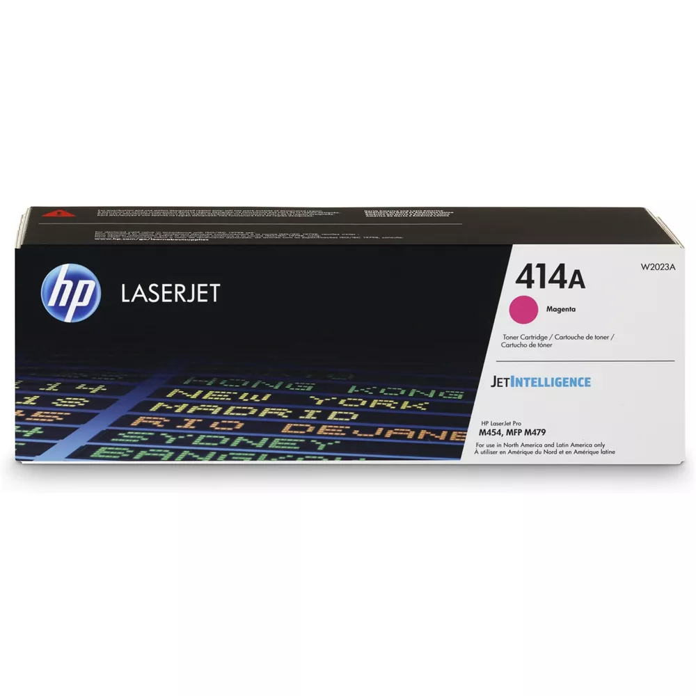 Toner HP LaserJet 414A, magenta (aproximadamente 2100 páginas) W2023A