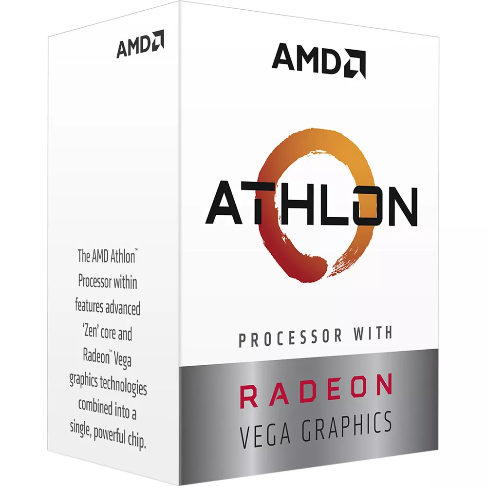 CPU AM4 Athlon 3000G with Vega3 AM4 3.5GHz pn: YD3000C6FHBOX