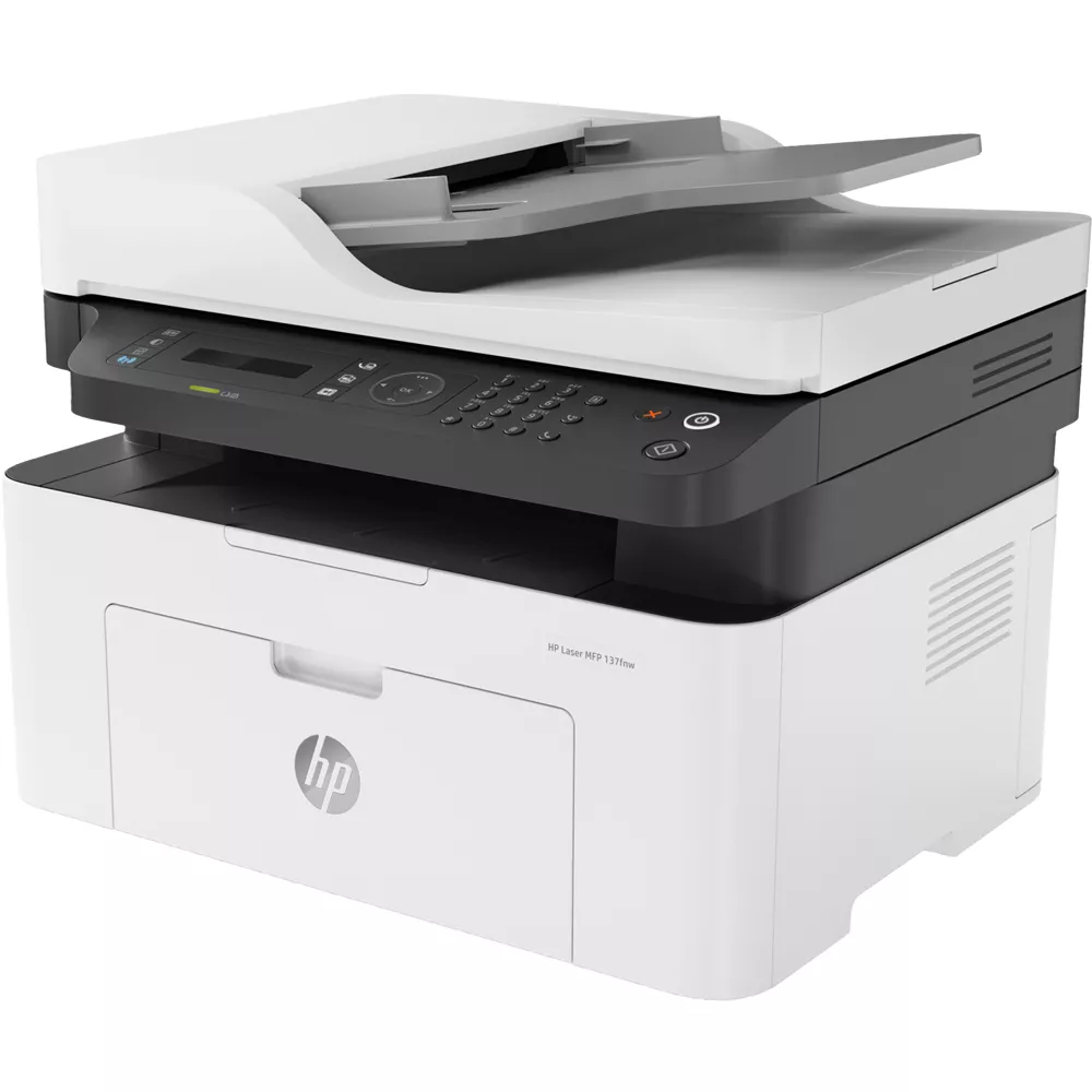 Impresora Multifuncional HP Laser 137fnw, hasta 20 ppm A4 - NP: 4ZB84A#AKV