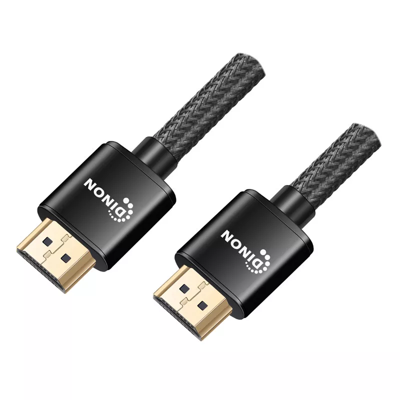 Cable HDMI 1,8M. M/M, 2.1/ 8K, 60HZ, MESH, Negro, Conectores Baño Oro - 9430