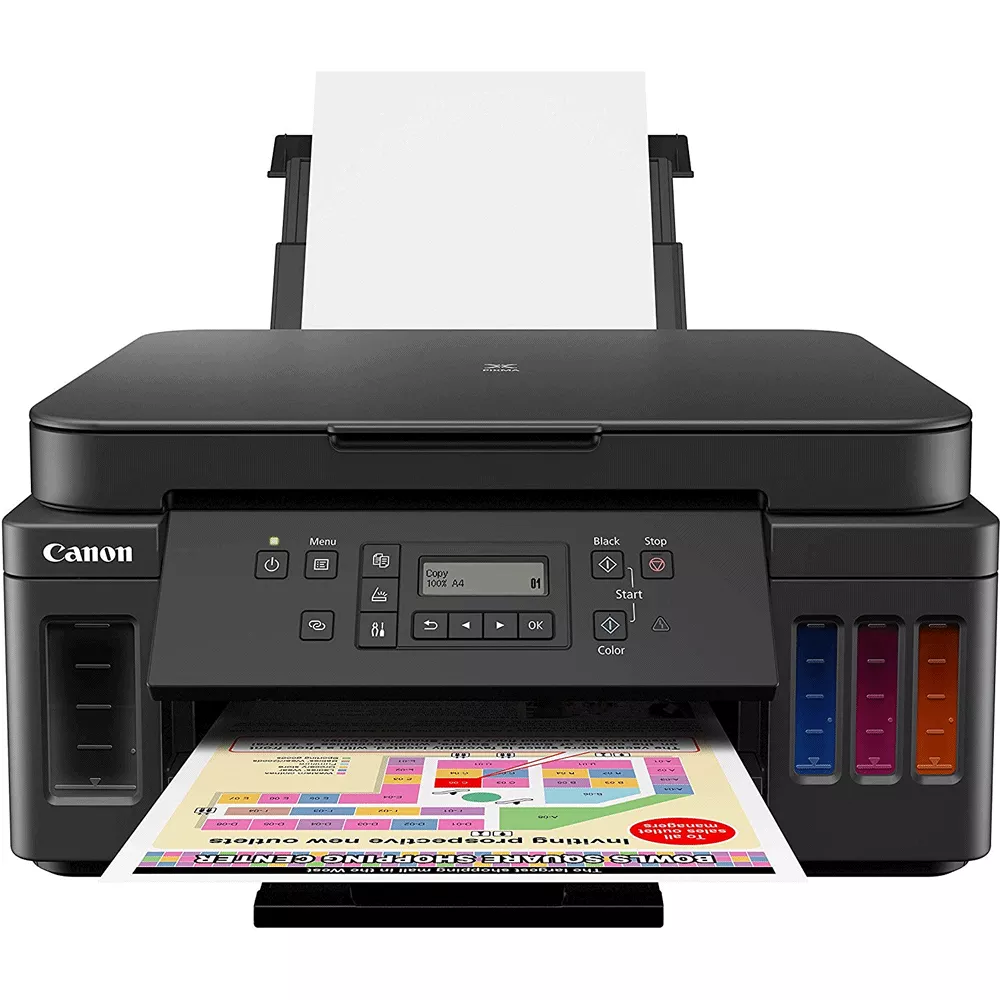 Impresora Multifuncional Canon PIXMA GM-6010 (Inalámbrica, imprimir, copiar y escanear, Tanque Integrado) - 3113C005AA 