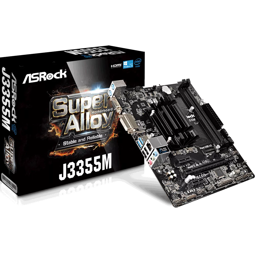 Tarjeta madre micro ATX J3355M Intel 2Core 2.50 GHz 2x DDR3 DIMM pn: J3355M