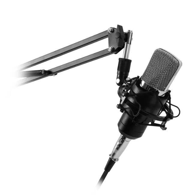 Kit Microfono Condensador Studio con Soporte Philco  - 26PLCKIT67