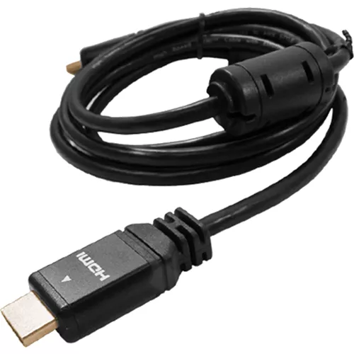 CABLE HDMI 1,8M. M/M, V1.4, CONECTOR METALICO NEGRO, BA¥O ORO, 30AWG - 8591