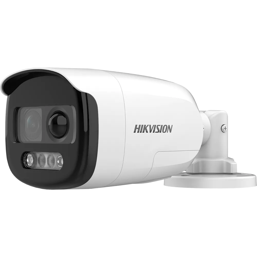 Camara HIK Bullet ColorVu PIR  Detection luz estrobo  1080p Analoga 3.6mm IP67 20mt - DS-2CE12DFT-PIRXOF