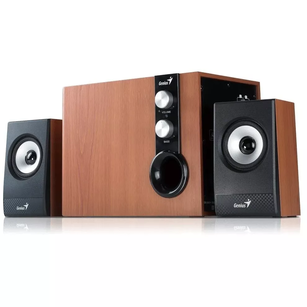 Parlantes Genius SW-HF2.1 1205 II Total output 36 watts - Subwoofer: 18 watts  - 31730012400