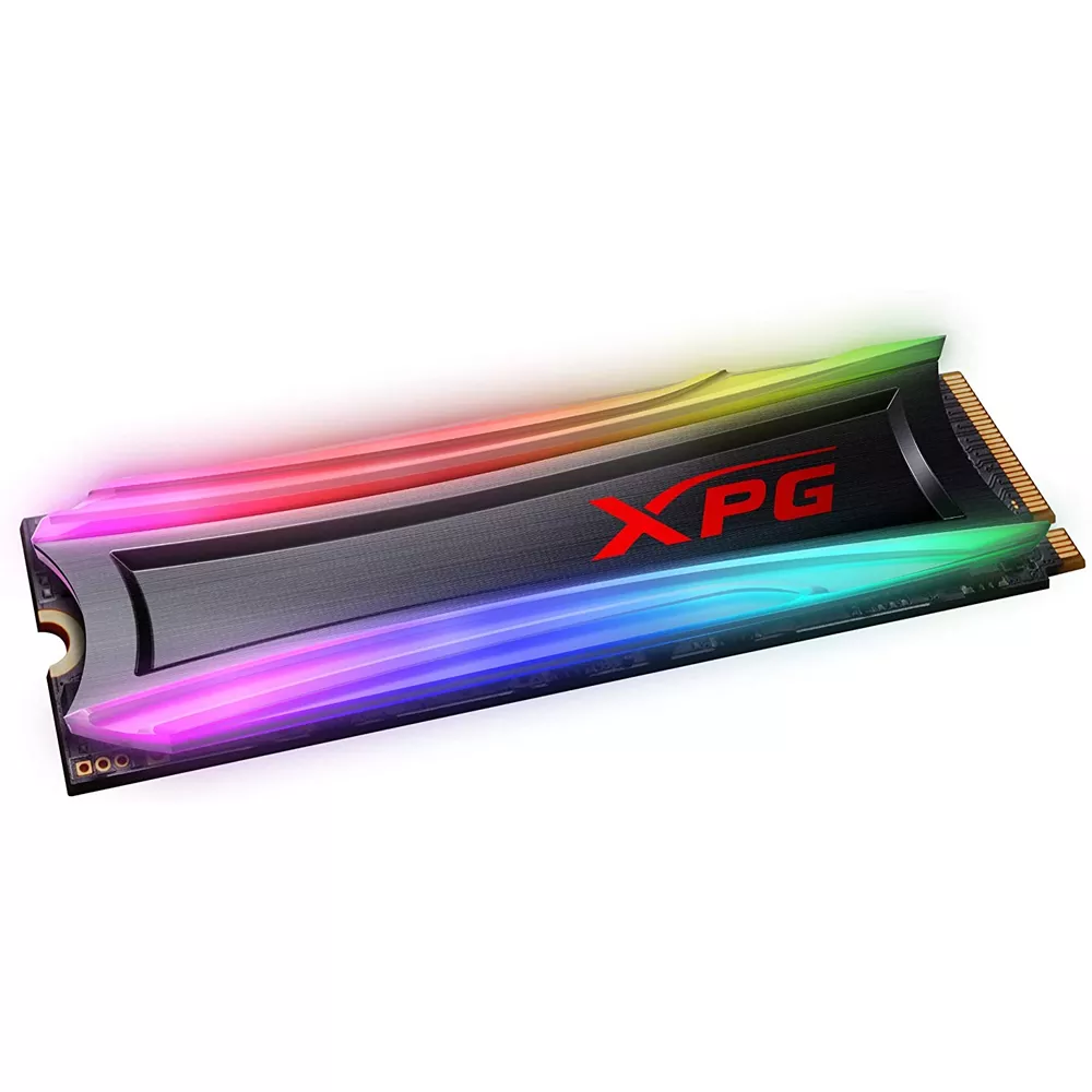 SSD GAMER 512GB XPG Spectrix S40G RGB PCIe Gen3x4 M.2 2280, R 3500MB/s, W 3000MB/s - AS40G-512GT-C