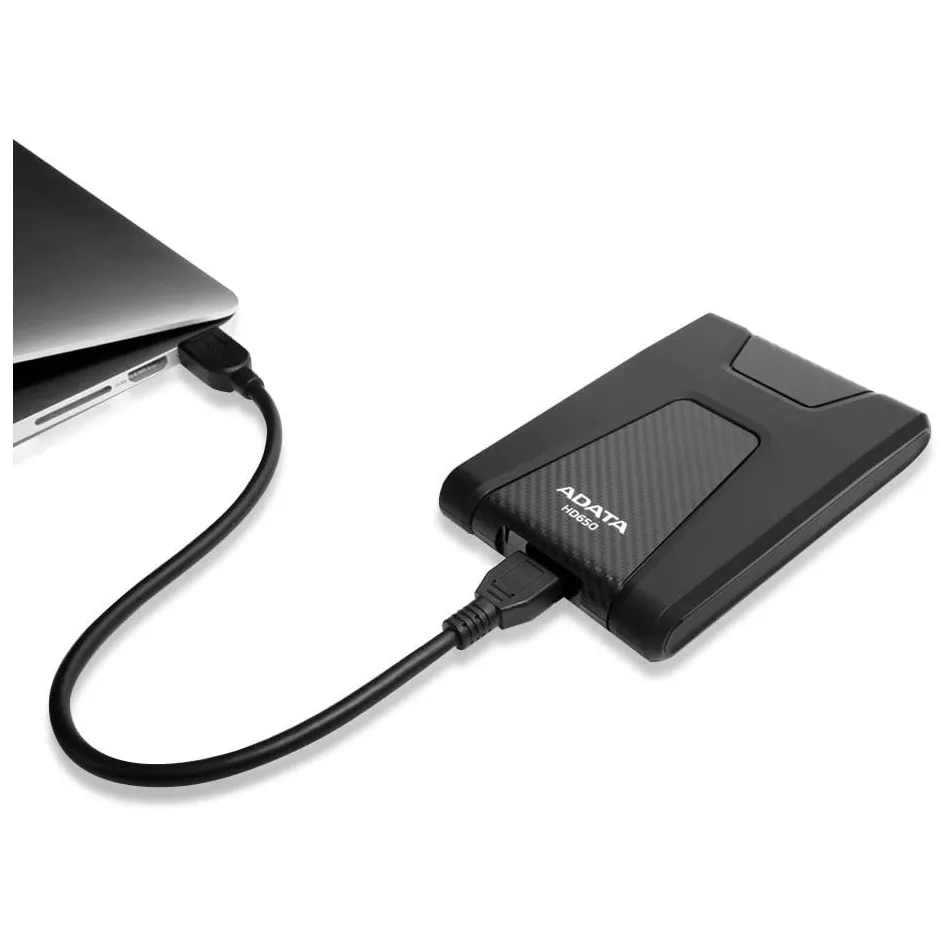 ADATA DISCO EXTERNO 1TB USB 3.2 BLACK - AHD650-1TU31-CBK
