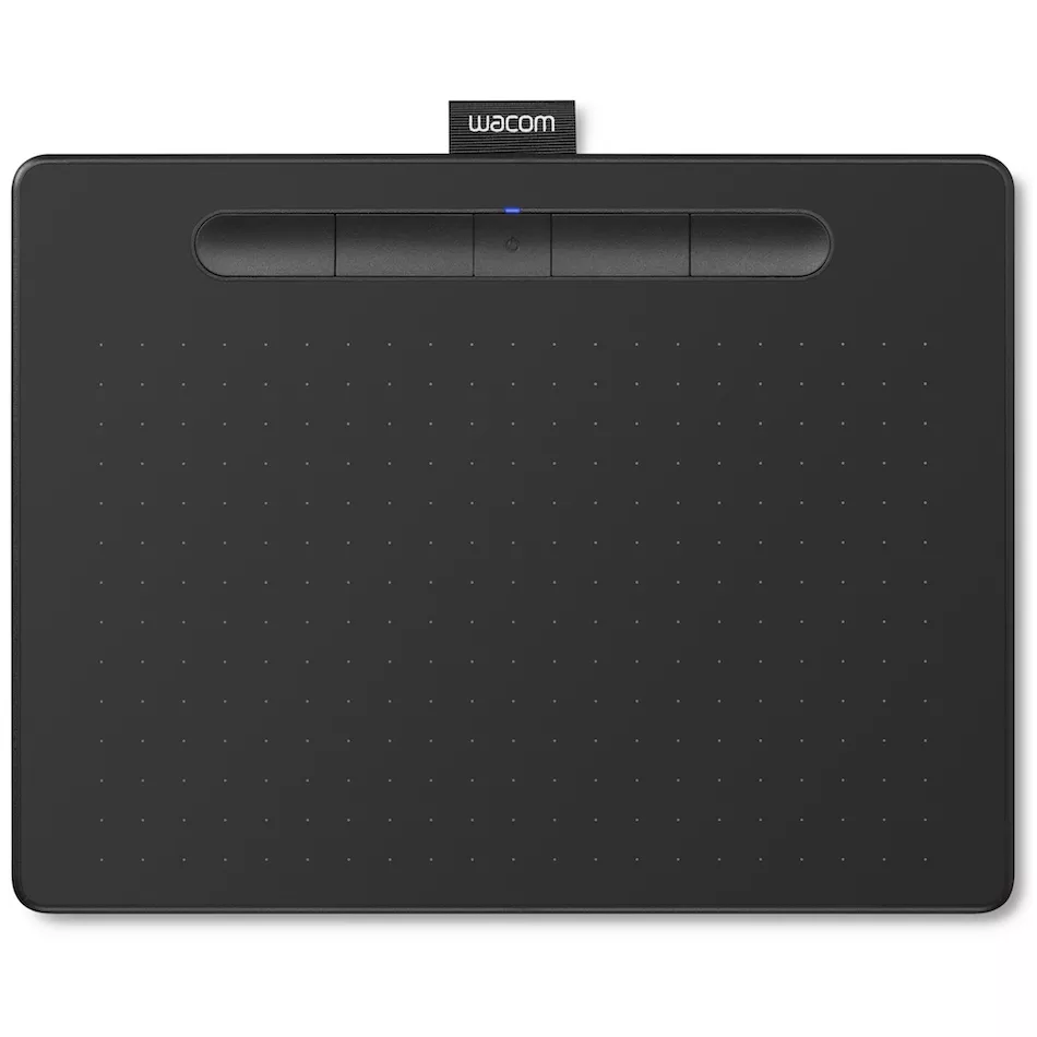 Tableta Digitalizadora Wacom Intuos Bluetooth Creative Pen Tablet (Medium, Black) - CTL6100WLK0