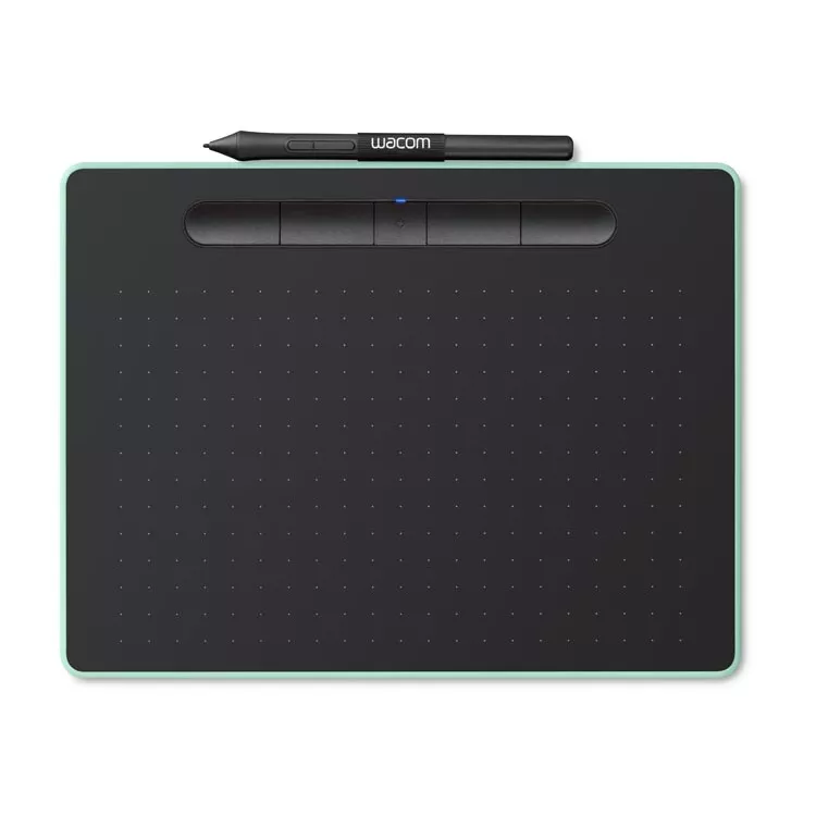 Tableta Digitalizadora Wacom Intuos Bluetooth Creative Pen Tablet (Medium, Pistachio Green) - CTL6100WLE0