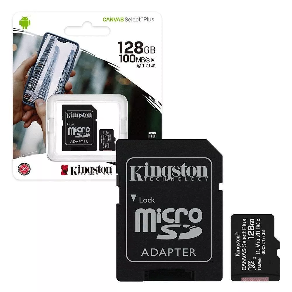 Memoria 128GB MicroSDXC Canvas Select Plus 100R/85R, Class 10 UHS-I - SDCS2/128GB