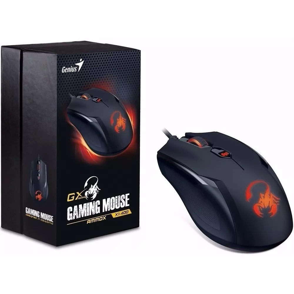 Mouse Ammox X1-400 • GX gaming series • 4 programmable hyper-response buttons pn 31040033104 Gamer