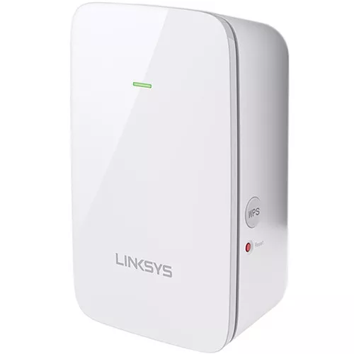 Extensor de Alcance Inalámbrico Linksys RE6250, velocidad AC750, doble banda de 2.4 y 5 GHz.- RE6250