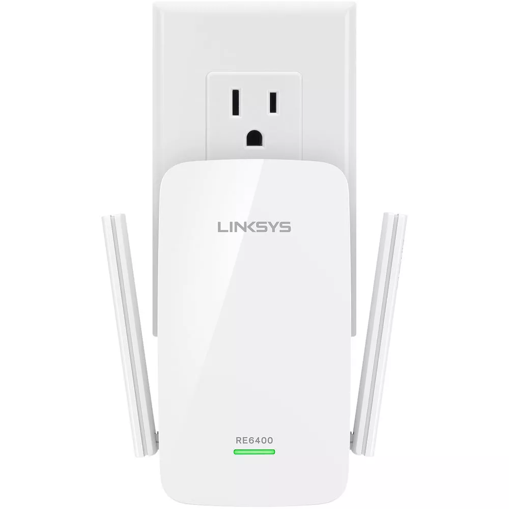 Extensor de red Wi-Fi Dual Band AC1200 300 Mbit/s BOOST EX Linksys - RE6400