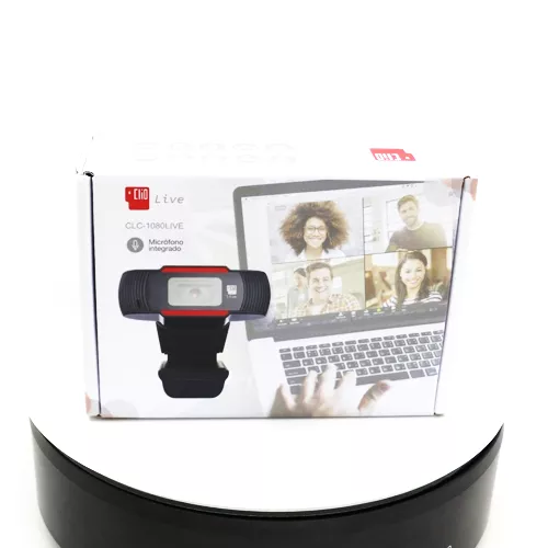 Webcam Clio Live Full HD 30fps USB 2.0, micrófono integrado - CLC-1080 LIVE  