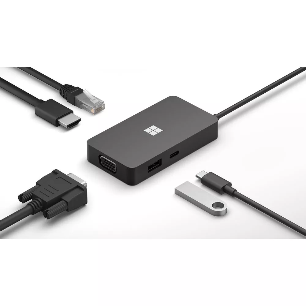 Docking Station USB Tipo C, VGA, HDMI, Gigabit Ethernet, USB 3.1 Gen 2 Tipo-A Port - swv-00001