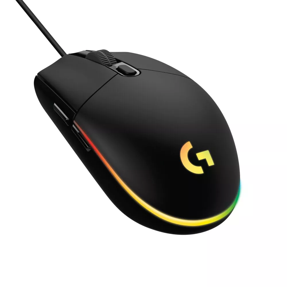 Mouse Gamer Logitech G203 RGB, 6 botones programables, 8.000 DPI, Black  - 910-005793